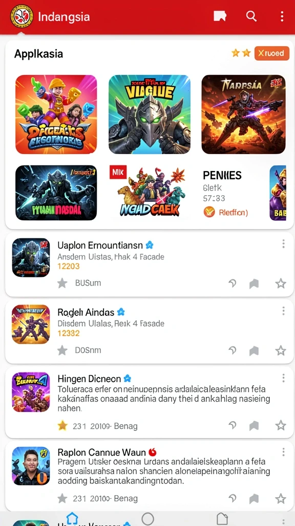 Tampilan grafis yang menawan dan penuh warna.