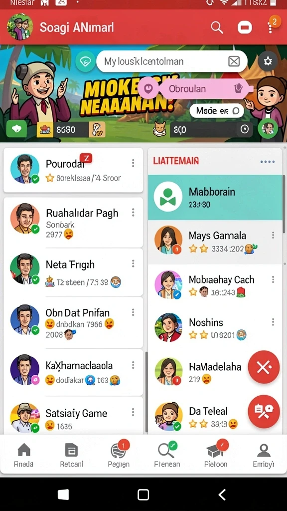 Antarmuka pengguna yang sederhana dan menarik.