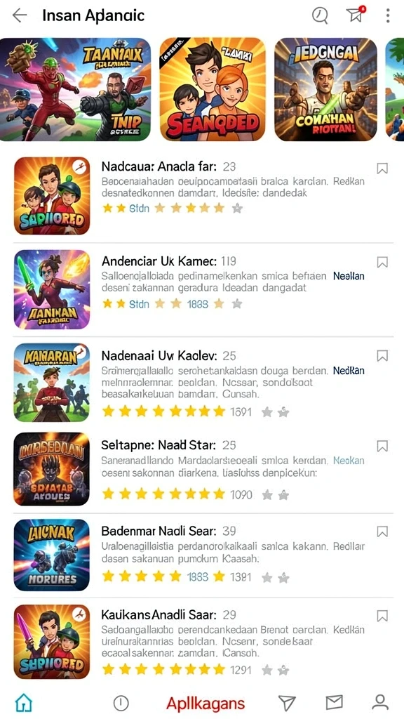 Tampilan antarmuka yang intuitif dan menarik.