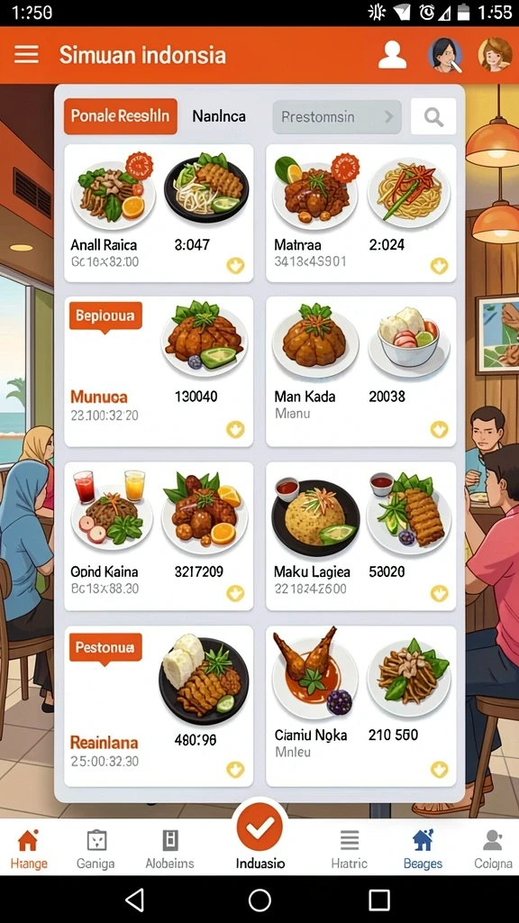 Tampilan awal permainan yang menarik perhatian.