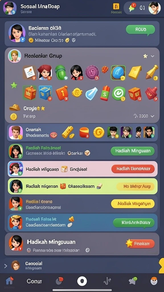 Koneksi multiplayer yang stabil untuk bermain bersama teman.