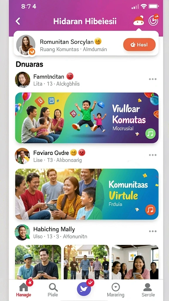 Beragam pilihan permainan yang mengasyikkan.