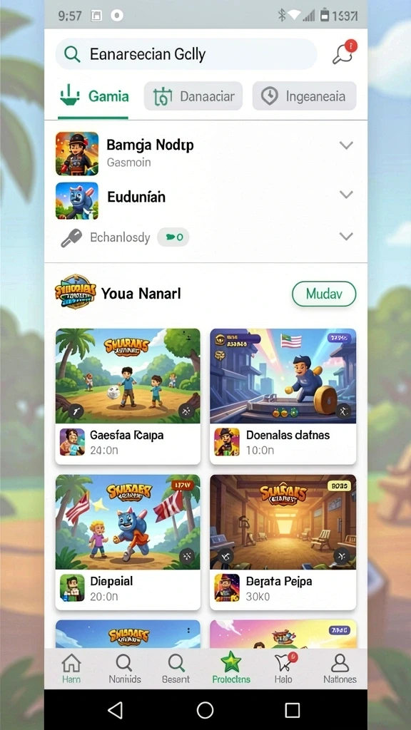 Tampilan antarmuka yang user-friendly.