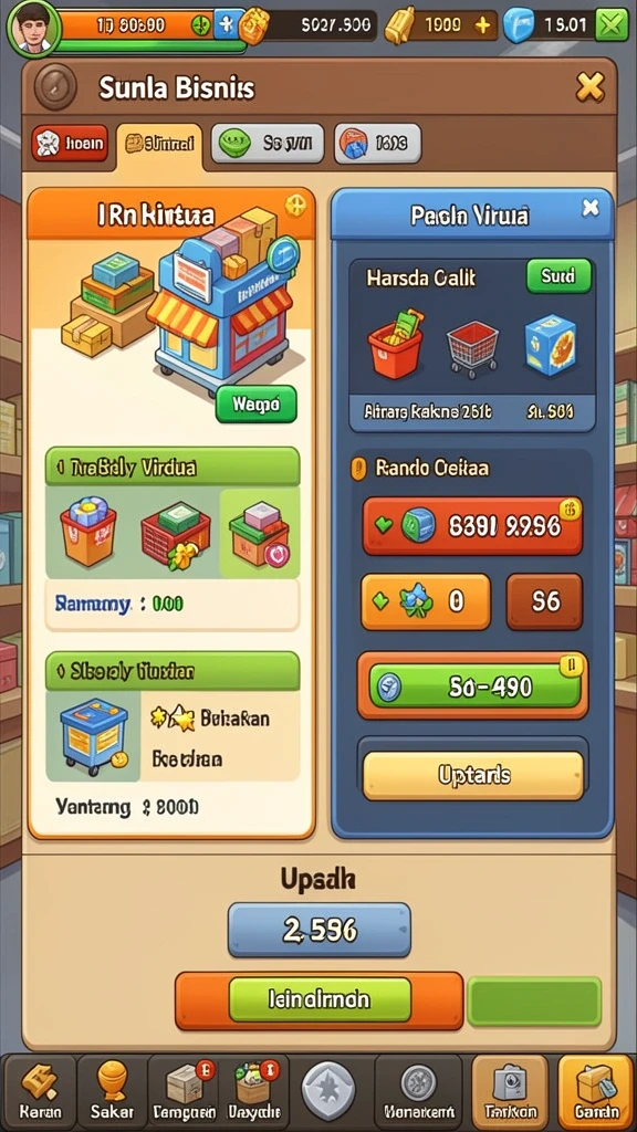 Menu pengaturan yang mudah diakses dan dikustomisasi.
