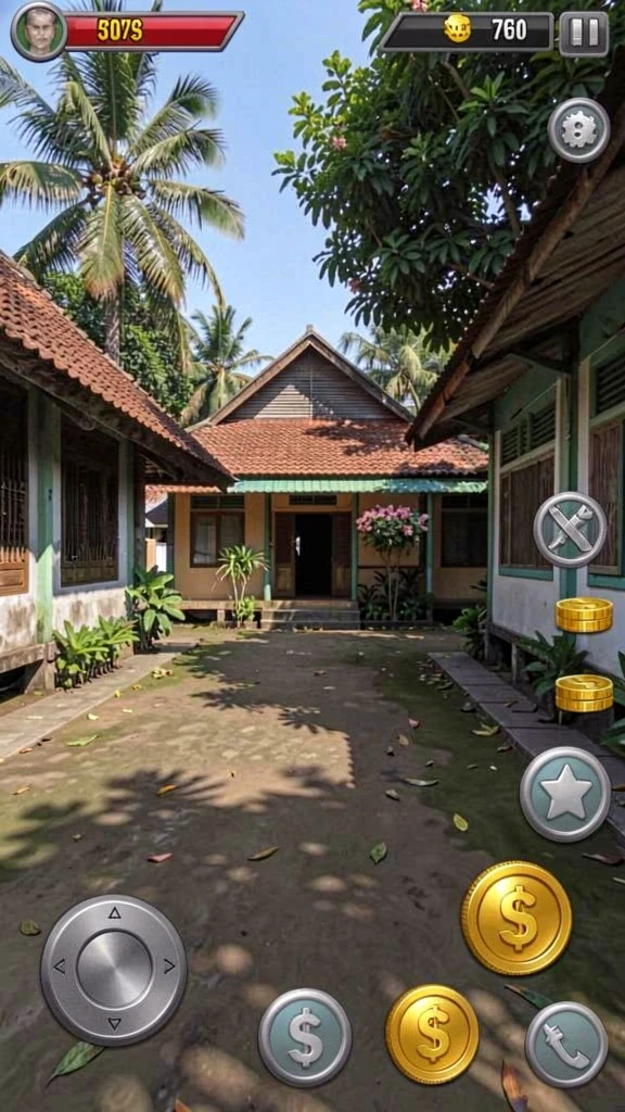 Tampilan awal permainan yang menakjubkan.