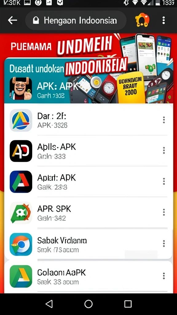 Tampilan awal game dengan grafis menarik.