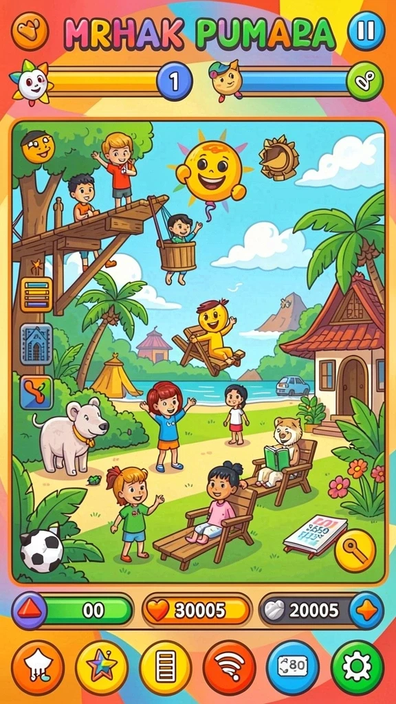 Setiap karakter memiliki kemampuan unik.