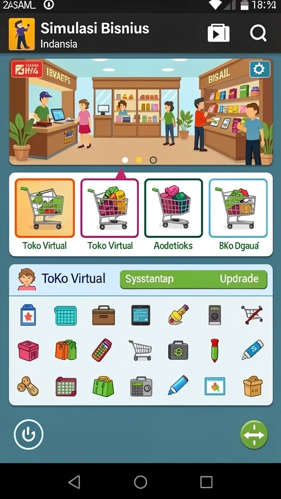 Fitur multiplayer memungkinkan kompetisi seru dengan teman.