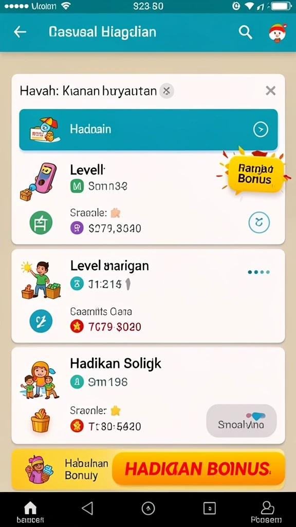 Salah satu level dengan tantangan tinggi.
