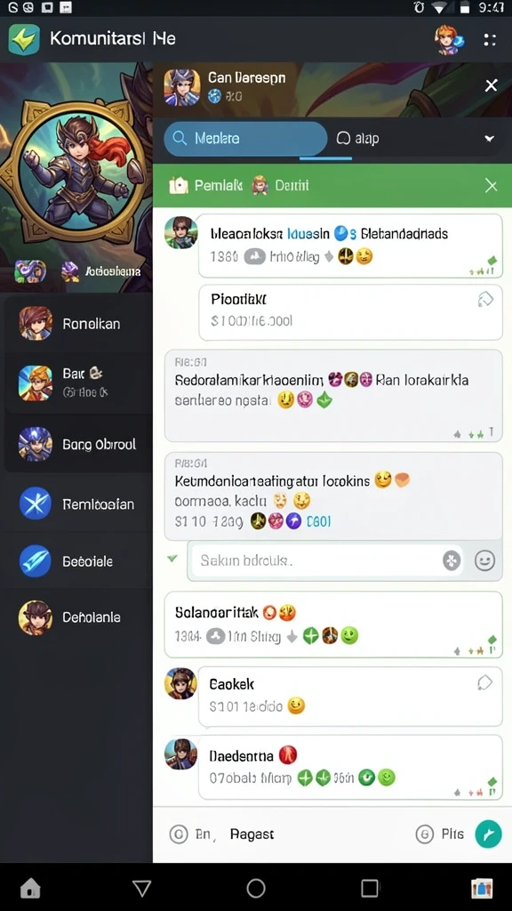 Tampilan antarmuka yang ramah pengguna.