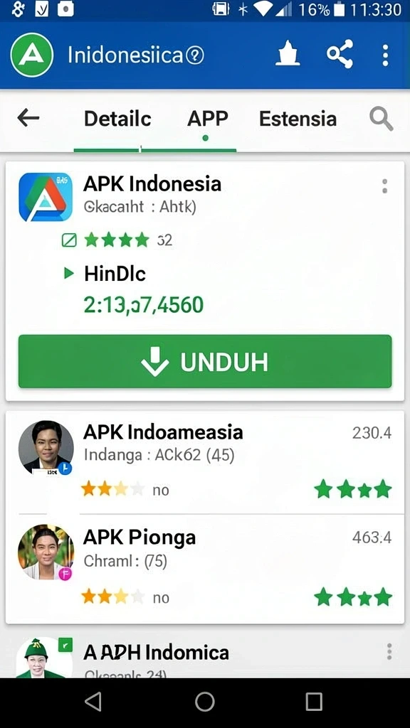 Tampilan antarmuka utama yang intuitif.