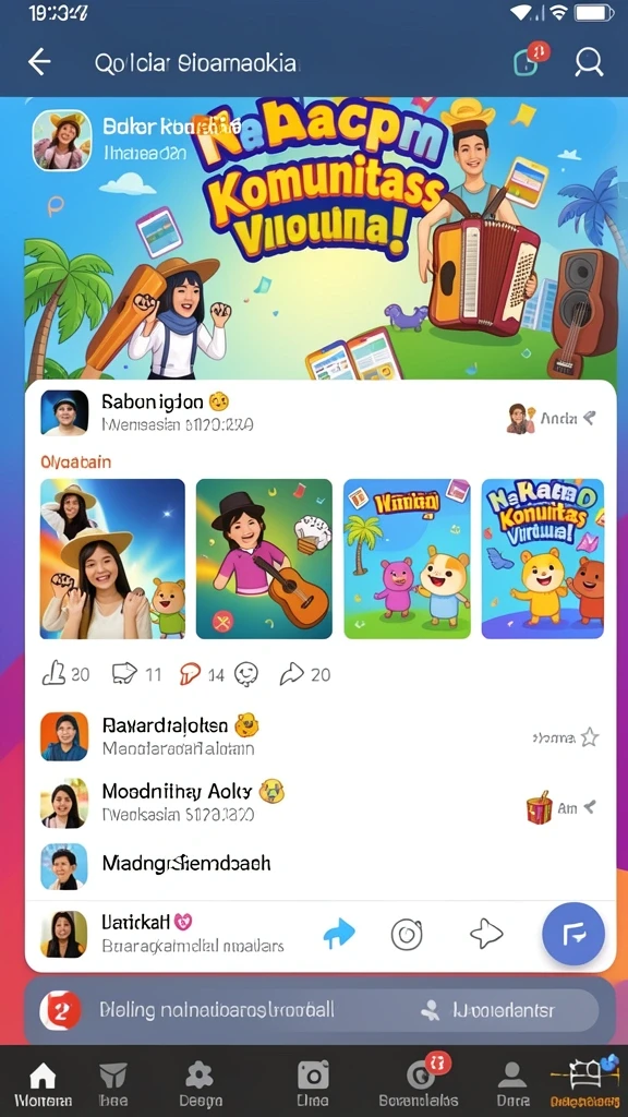 Tampilan antarmuka yang menarik dan user-friendly.