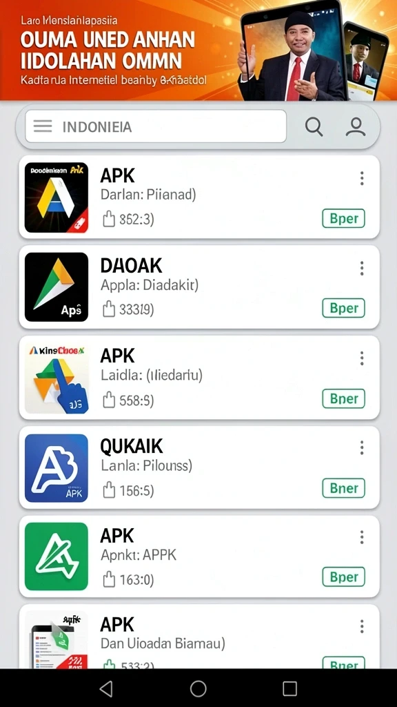 Tampilan awal permainan yang menggugah selera.