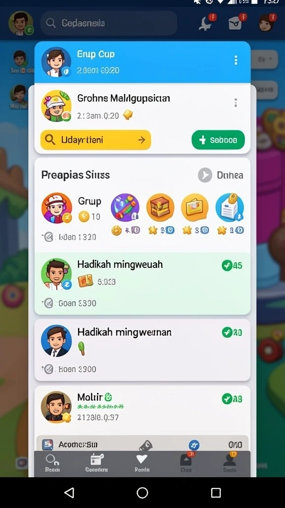 Tampilan permainan slot yang menarik dan beragam.