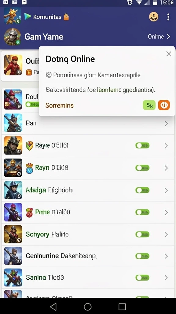 Fitur hasil pengundian yang selalu diperbarui secara real-time.