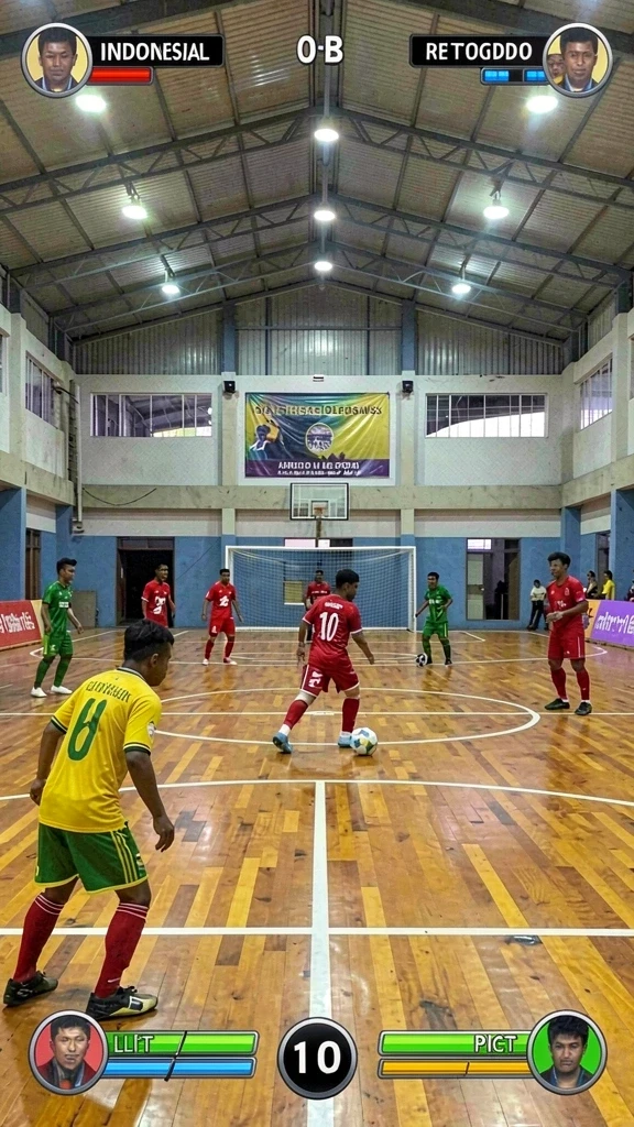 Karakter-karakter lucu menambah keseruan permainan.