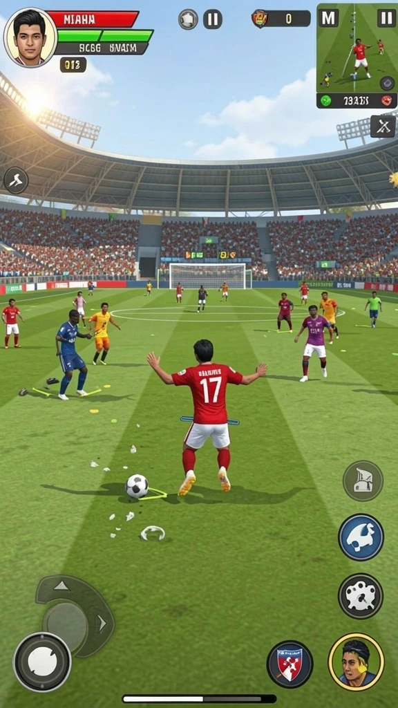 Sesi permainan dengan teman-teman secara multiplayer.