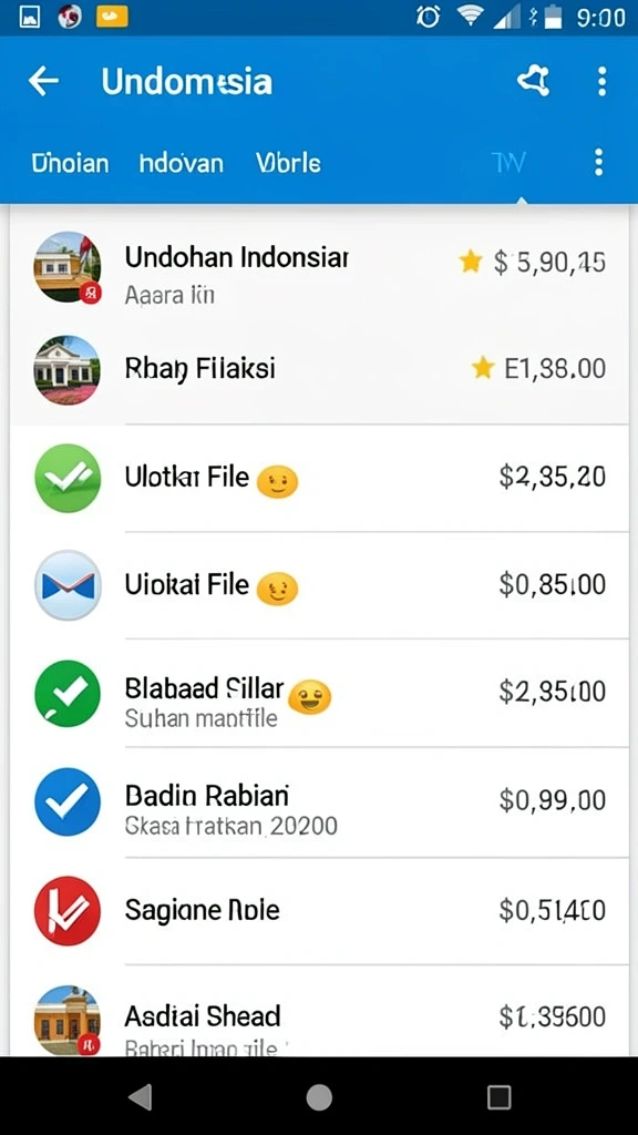 Tampilan utama yang menarik dan mudah dinavigasi.