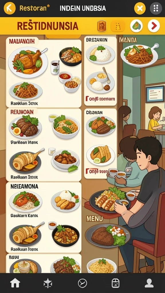 Screenshot menampilkan karakter utama yang siap beraksi.