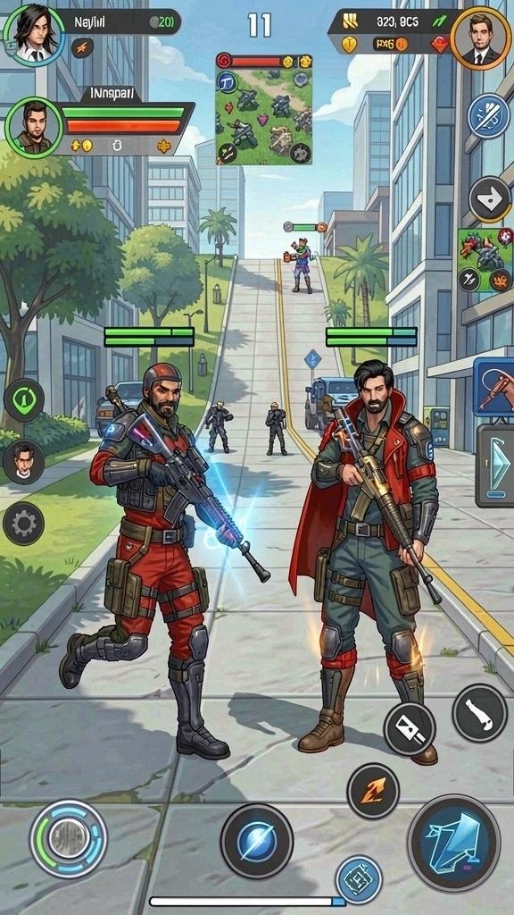 Screenshot menampilkan antarmuka permainan yang menarik.