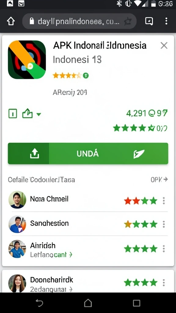 Tampilan antarmuka aplikasi yang menarik dan mudah digunakan.