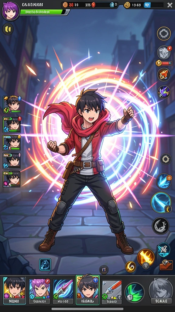 Screenshot menampilkan mode kompetisi online yang seru.