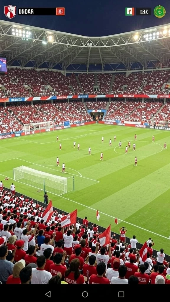 Tampilan utama permainan yang menarik dan mudah dinavigasi.