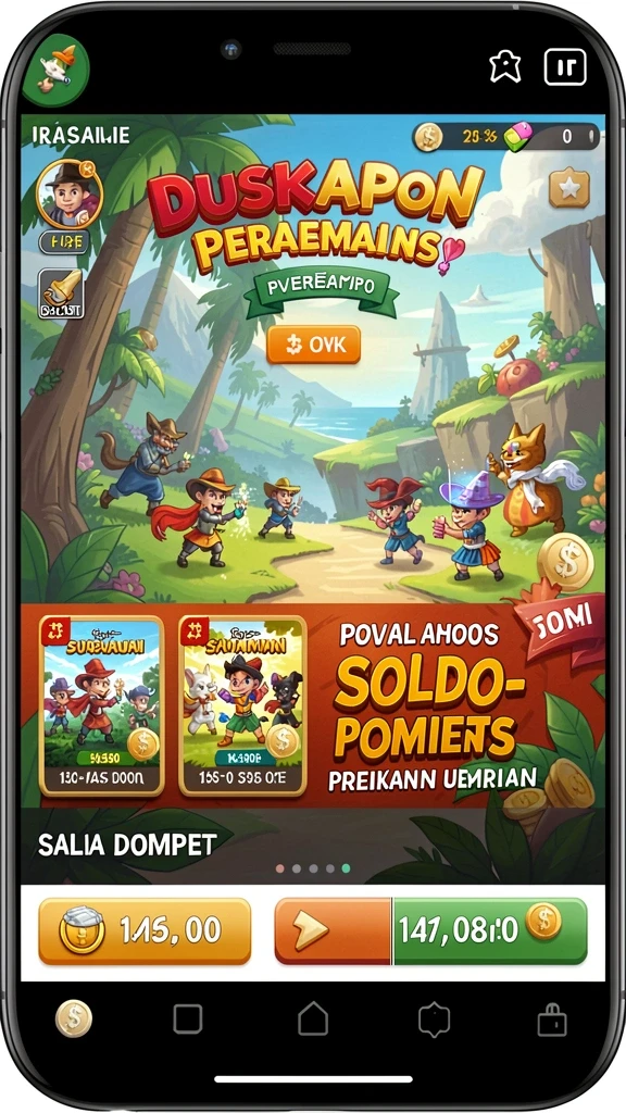 Mode multiplayer yang memungkinkan bermain bersama teman.