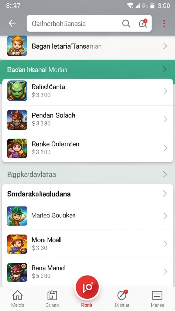 Tampilan awal yang penuh warna dan menarik.