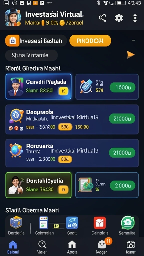 Fitur bonus dan promosi yang menggoda.