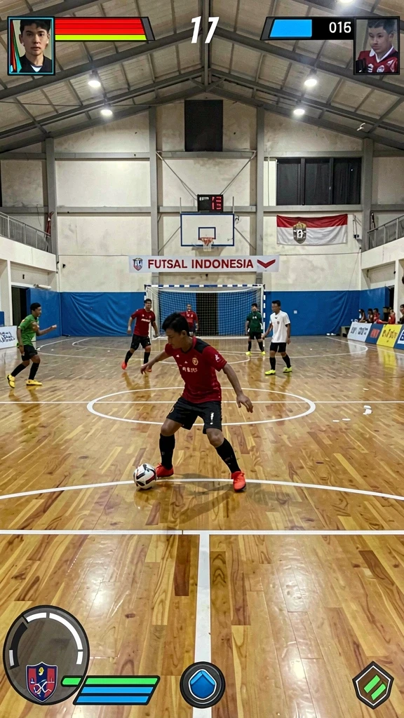 Tangkapan layar menampilkan aksi seru dalam permainan.
