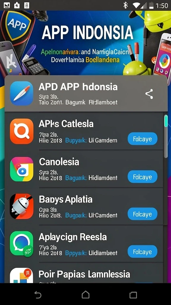Menu permainan yang mudah dinavigasi.