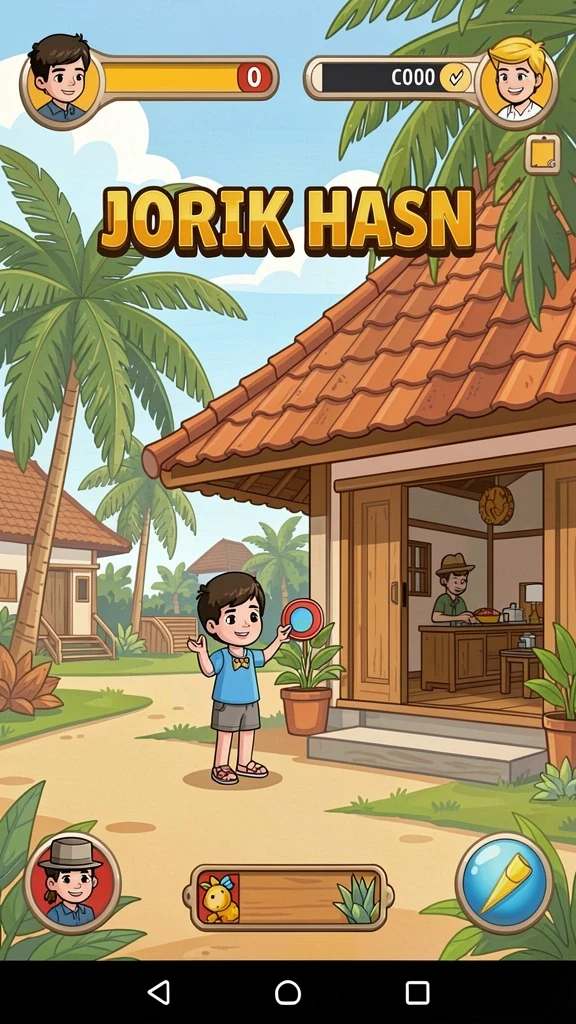 Grafis yang memukau membuat pengalaman bermain lebih seru.