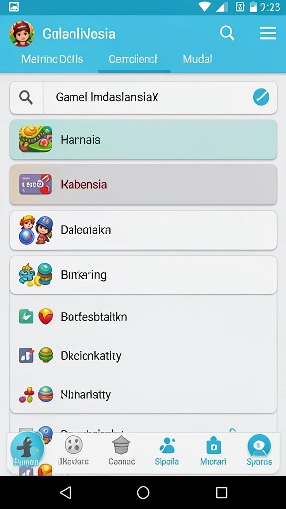 Pengalaman bermain yang interaktif dan seru.
