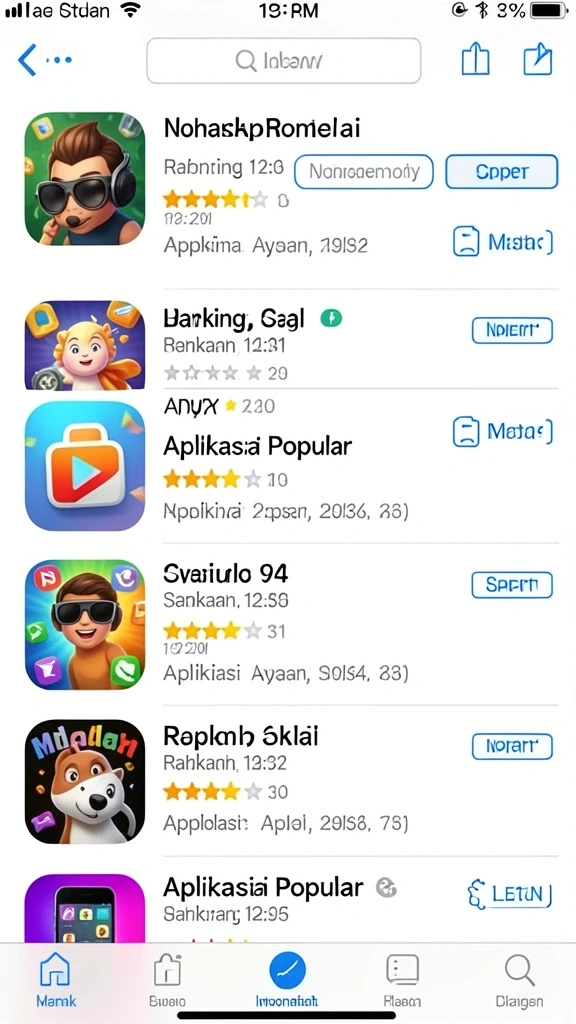 Antarmuka pengguna yang modern dan menarik