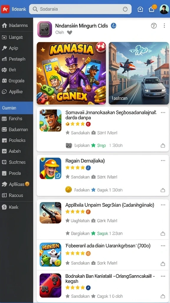 Tampilan antarmuka yang menarik dan user-friendly.